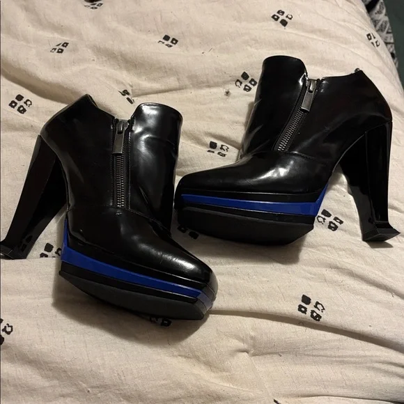 Patent leather platform toe Trinity Zion Fluevog Shoes- Stunning! Worn twice? - Picture 11 of 14